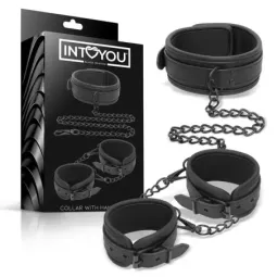 INTOYOU Black Shadow kaelarihm ja käerauad
