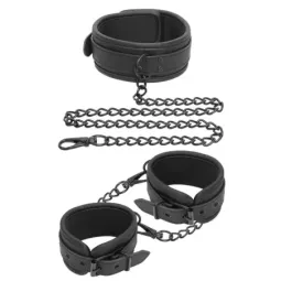 INTOYOU Black Shadow kaelarihm ja käerauad