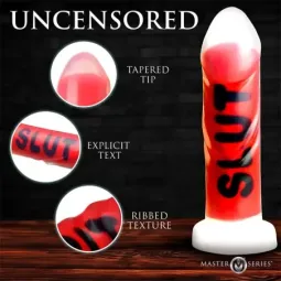 MASTER SERIES Dildo Slut силиконовый фаллоимитатор