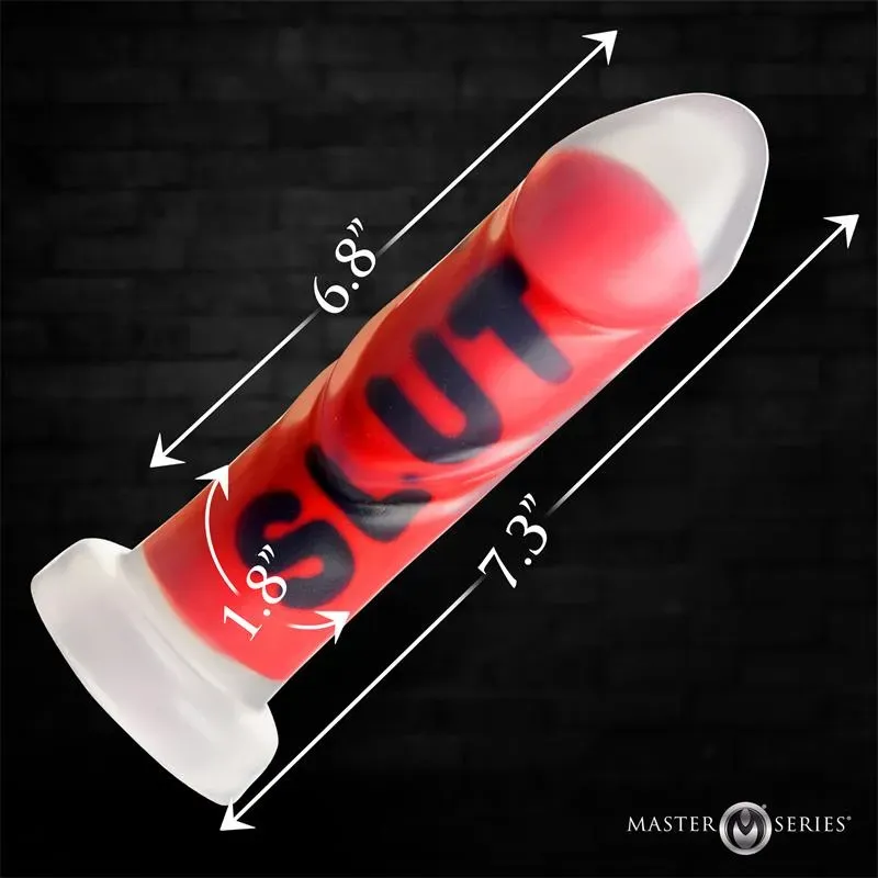 MASTER SERIES Dildo Slut silikoondildo iminapaga
