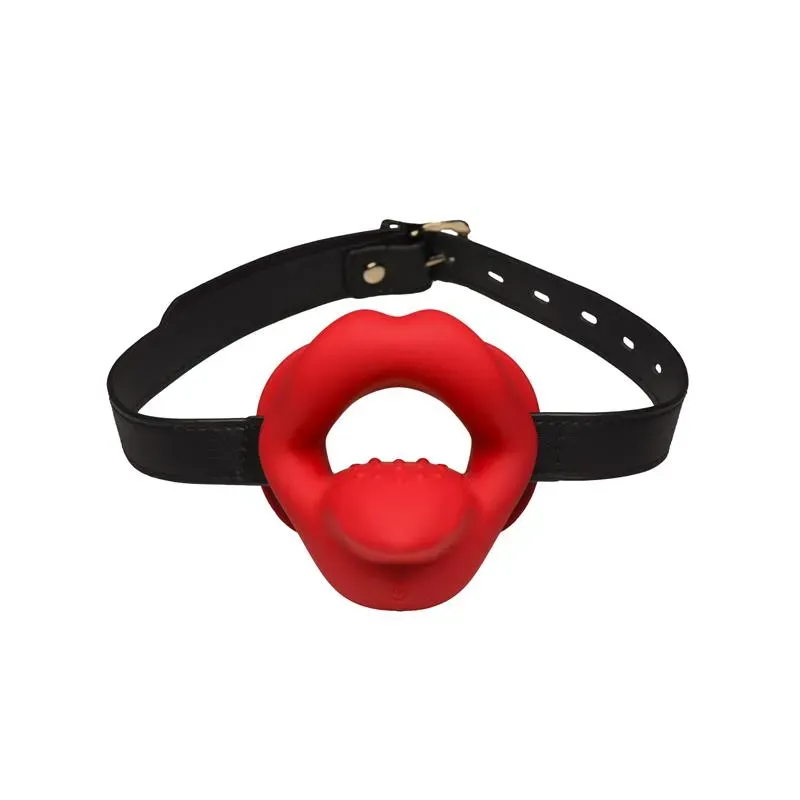 MASTER SERIES Sissy vibreeriv suupall keelega