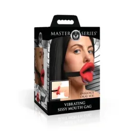 MASTER SERIES Sissy vibreeriv suupall keelega