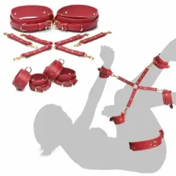 MASTER SERIES Crimson Captive sidumiskomplekt