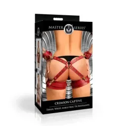 MASTER SERIES Crimson Captive sidumiskomplekt