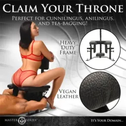 MASTER SERIES Pleasure Throne стул для орала