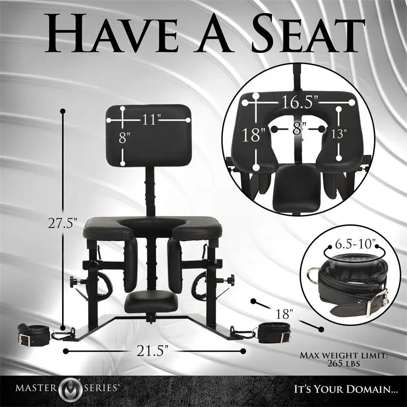 MASTER SERIES Pleasure Throne oraalseksi tool