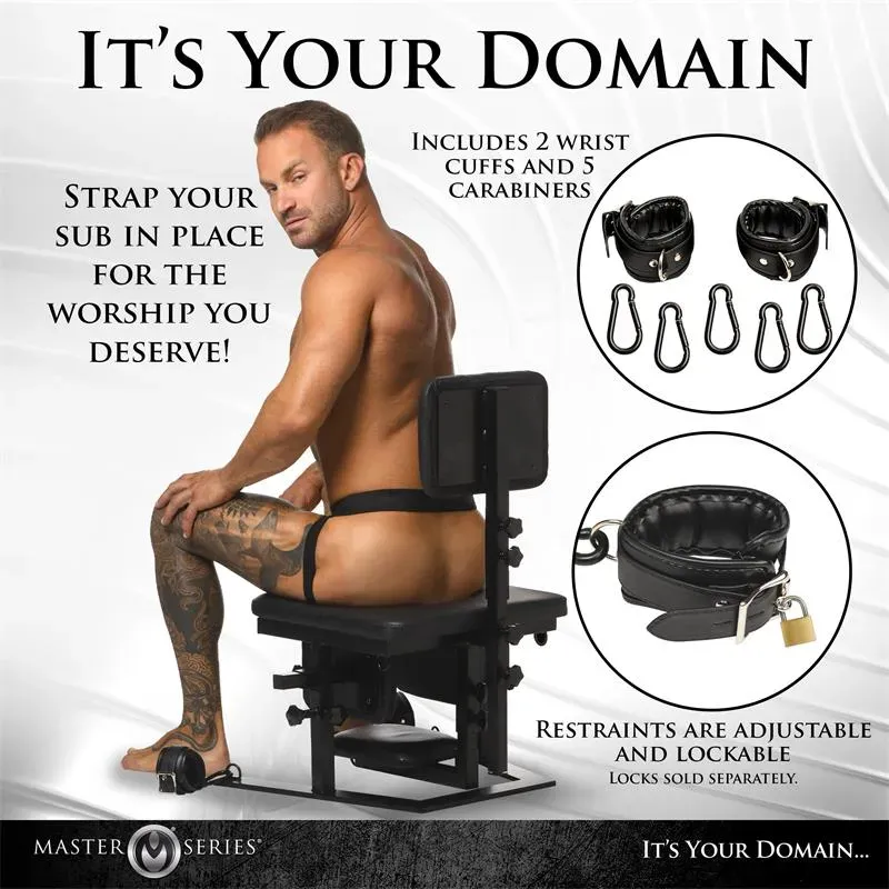 MASTER SERIES Pleasure Throne стул для орала