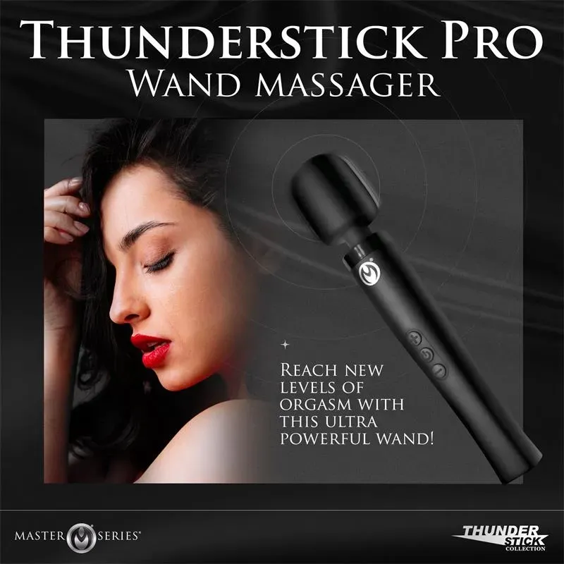 MASTER SERIES Thunderstick Pro wand-vibraator