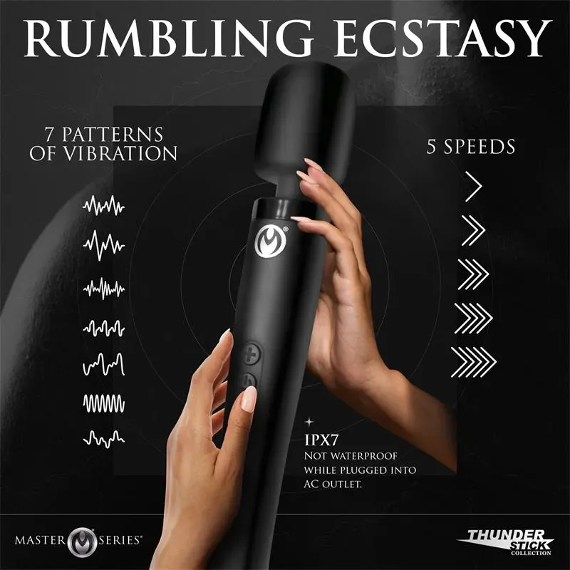 MASTER SERIES Thunderstick Pro wand-vibraator