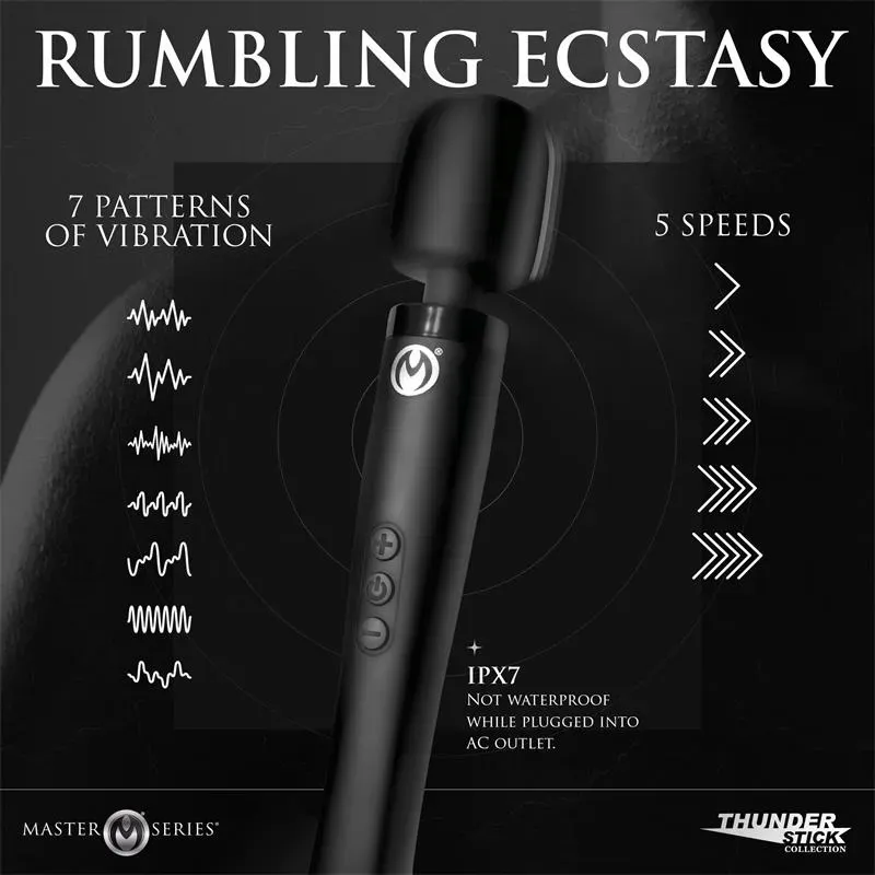 MASTER SERIES Thunderstick Pro wand-vibraator