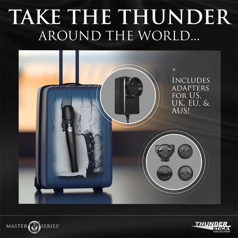 MASTER SERIES Thunderstick Pro wand-vibraator