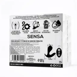 TARDENOCHE Sensa вибратор с пультом, силикон