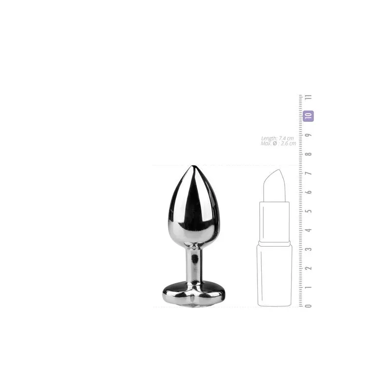 EASYTOYS Metal Butt Plug No. 2 анальная пробка
