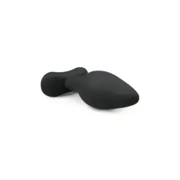 EASYTOYS Large Black анальная пробка из силикона