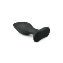 EASYTOYS Large Black анальная пробка из силикона