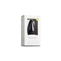 EASYTOYS Large Black анальная пробка из силикона