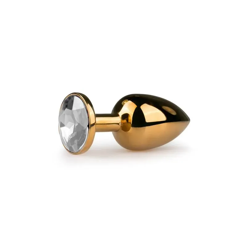 EASYTOYS Metal Butt Plug No.1 анальная пробка, золото