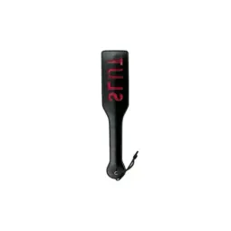 EasyToys Black Leather Paddle - Slut nahast paddle