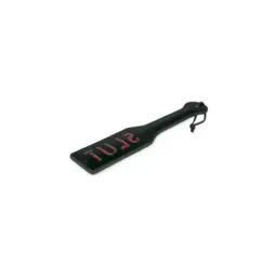 EasyToys Black Leather Paddle - Slut nahast paddle