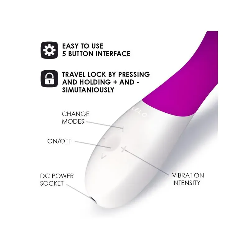 LELO MONA WAVE G-punkti vibraator, Deep Rose
