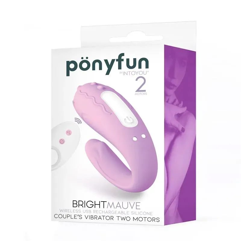 INTOYOU Brightmauve paarivibraator puldiga