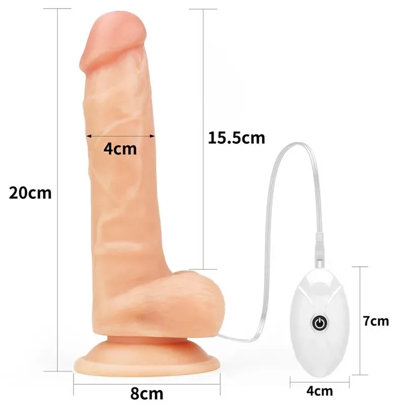 LOVETOY Strap-on 7.5 страпон с вибрацией