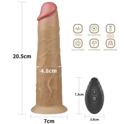 LOVETOY Dual Layered Vibe with Rotation 8 vibraator