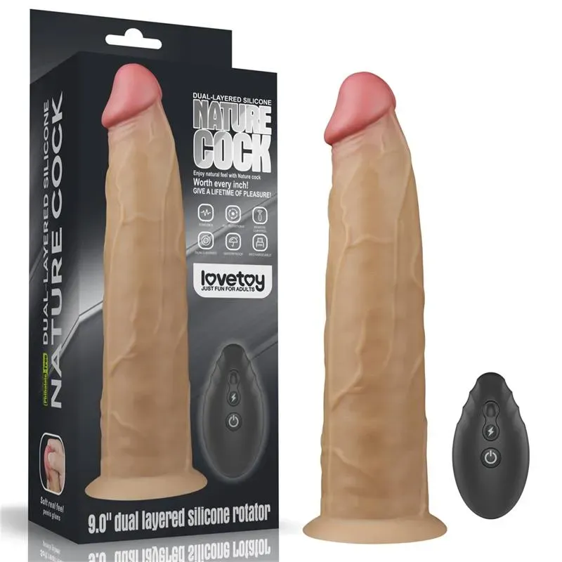 LOVETOY Dual Layered Vibe with Rotation 9 вибратор