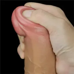 LOVETOY Dual Layered Dildo 9.5 silikoondildo