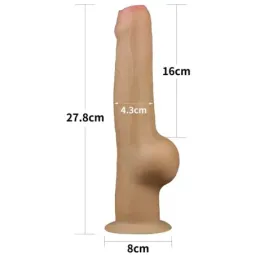 LOVETOY Dual Layered Dildo 11 silikoondildo