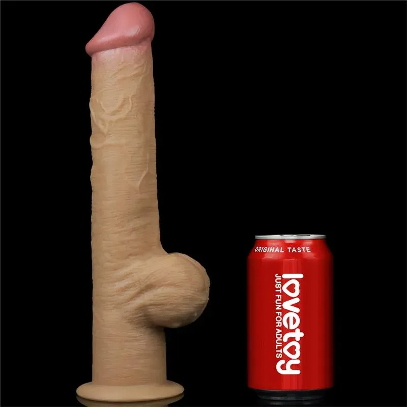 LOVETOY Dual Layered Dildo 12.5 realistlik dildo