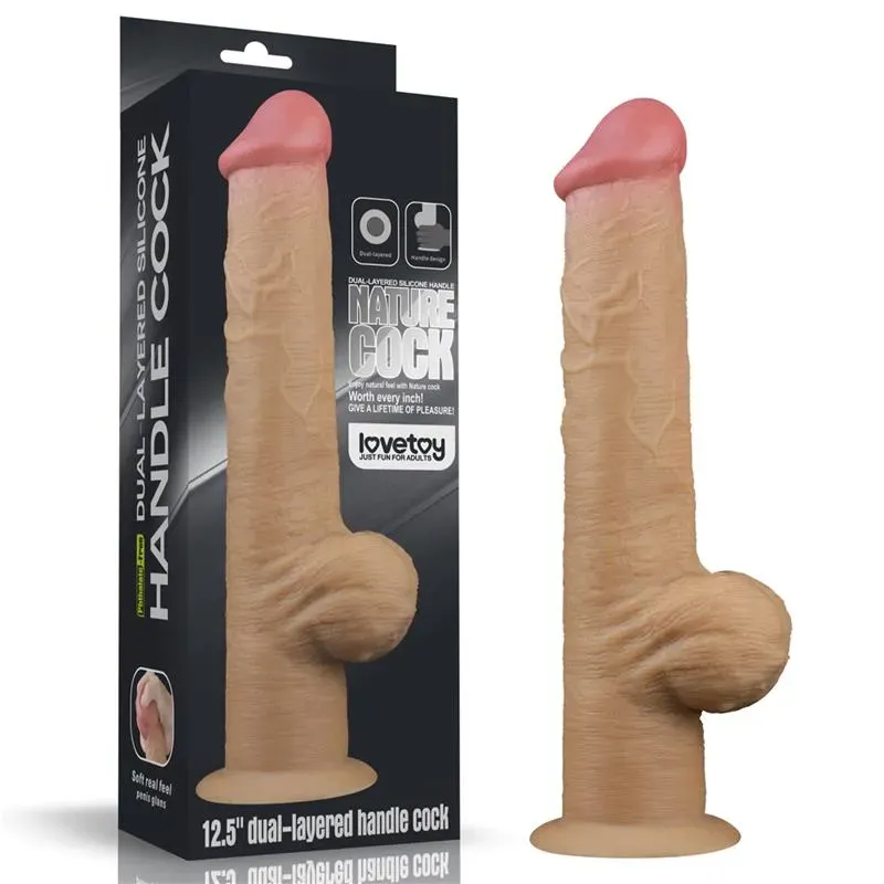 LOVETOY Dual Layered Dildo 12.5 realistlik dildo