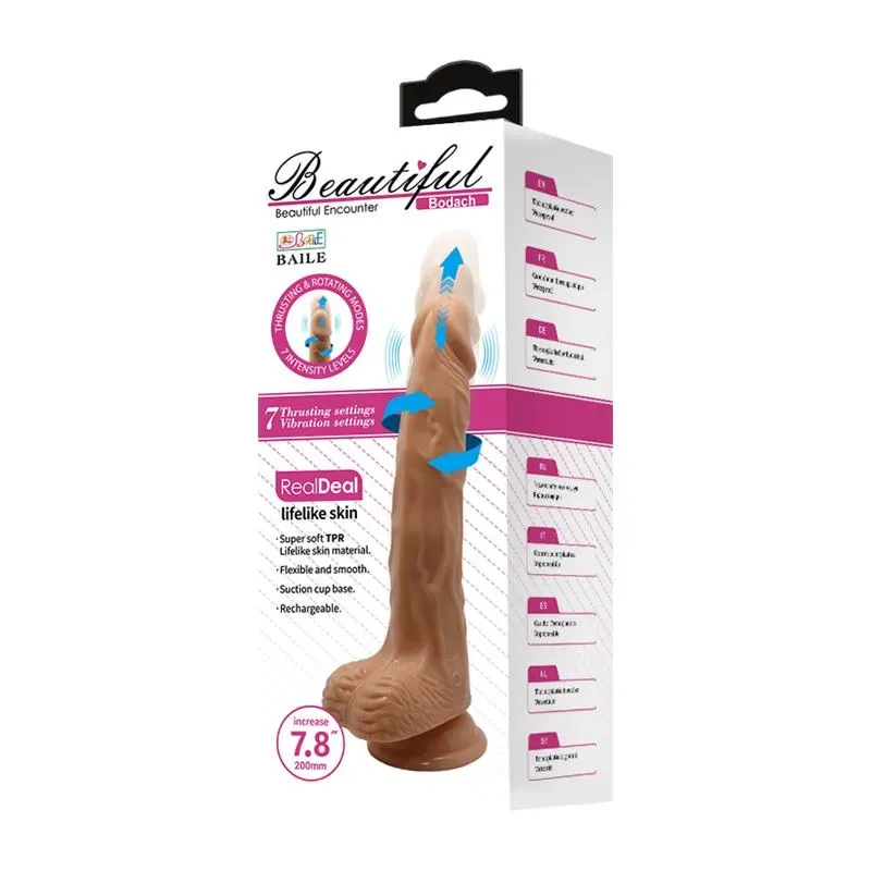 BAILE Bodach вибратор с толчками и вращением, USB