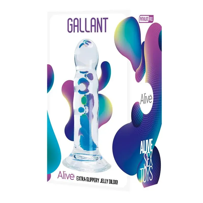 ALIVE Gallant Dildo Jelly 14 cm läbipaistev dildo