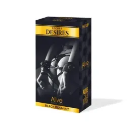 ALIVE Secret Desires Black BDSM komplekt, 8 osa