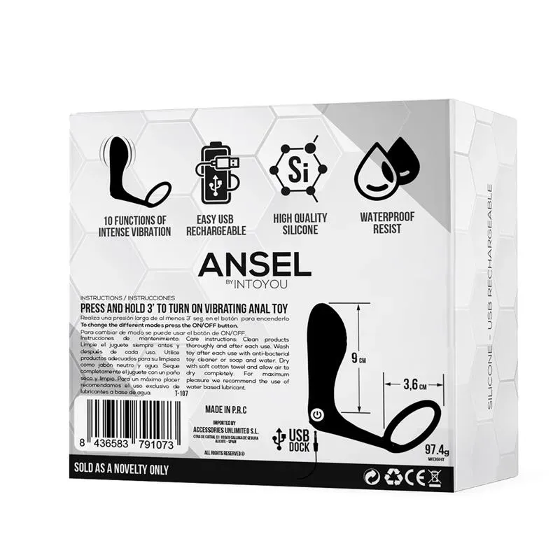 TARDENOCHE Ansel vibreeriv anaaltapp rõngaga