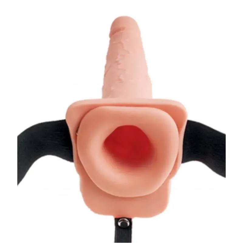 Fetish Fantasy Series õõnes rihmadildo 9" pritsimisega