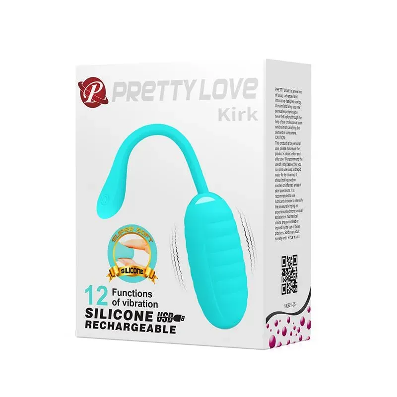PRETTYLOVE Kirk силиконовое виброяйцо