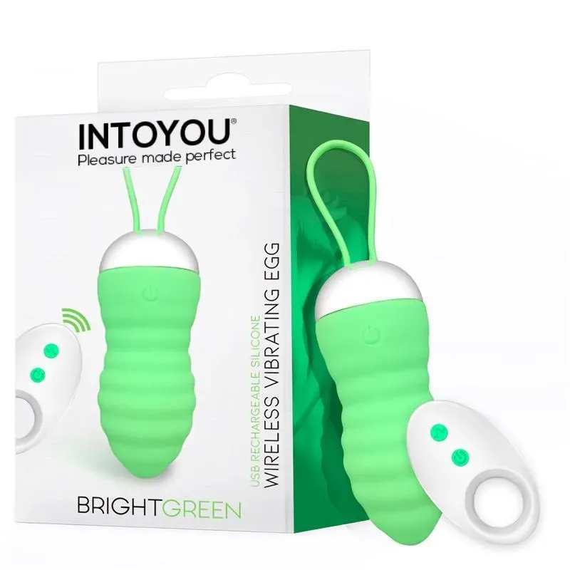 INTOYOU Brightgreen виброяйцо с пультом