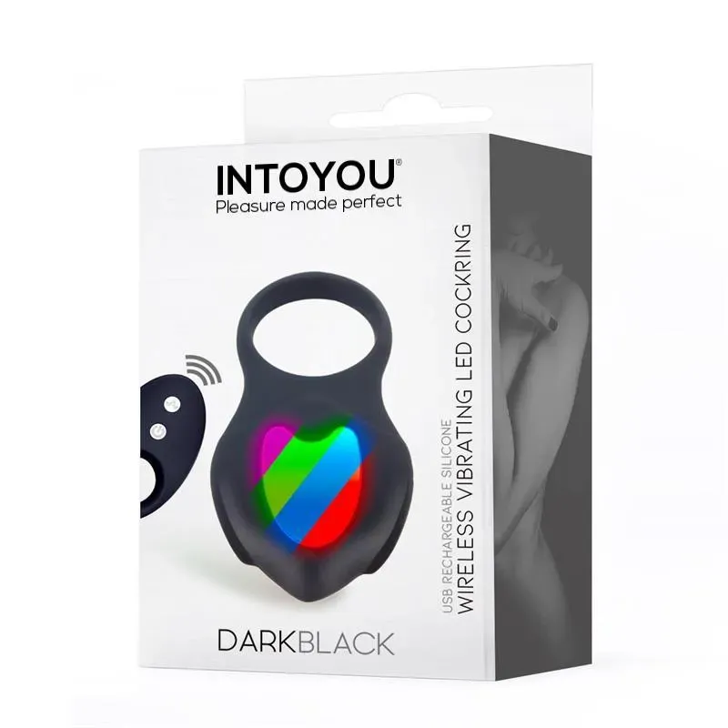 INTOYOU Darkblack виброкольцо с пультом
