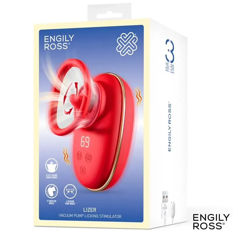 ENGILY ROSS Lizer kliitorivibraator vaakumiga
