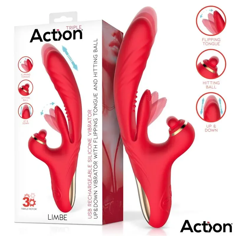 ACTION Limbe kolme mootoriga vibraator
