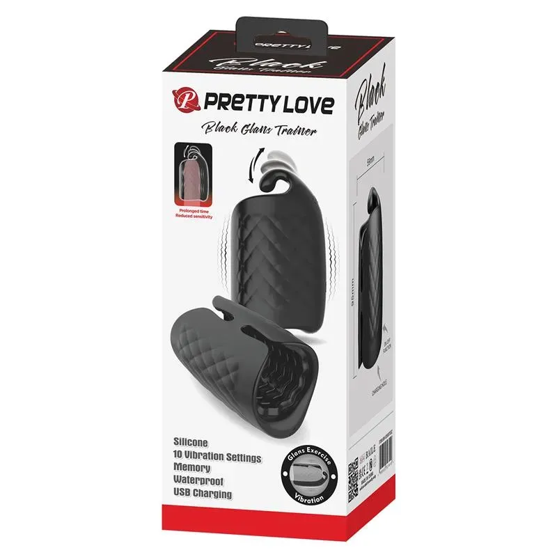 PRETTYLOVE Black Glans Trainer мастурбатор