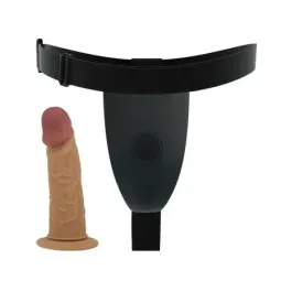 PRETTYLOVE Houston strap-on õõnsa dildoga