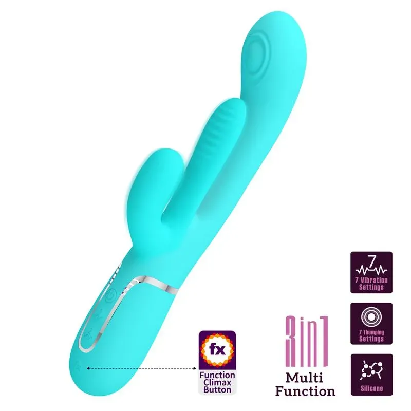 PRETTYLOVE Shania Tripple Rabbit вибратор-кролик
