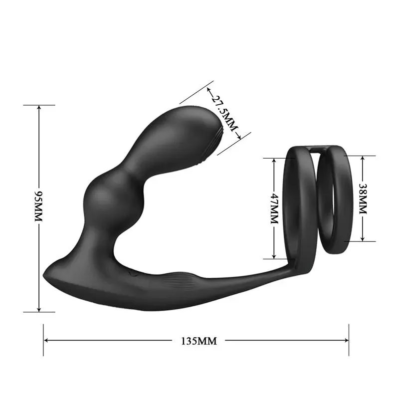 PRETTYLOVE Marshall anaaltapp peeniserõngaga