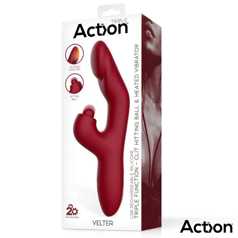 ACTION Velter вибратор с подогревом