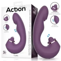 ACTION Turis вибратор с постукивающим шариком