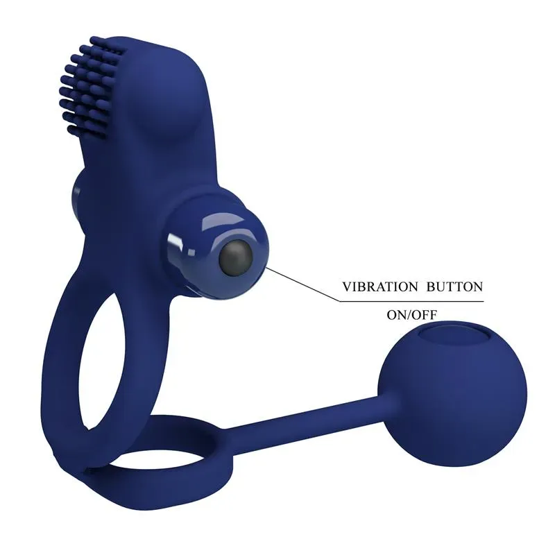 PRETTYLOVE Remington вибрирующее эрекционное кольцо