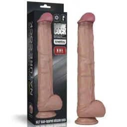 LOVETOY Dual Layered Bendable XXL фаллоимитатор